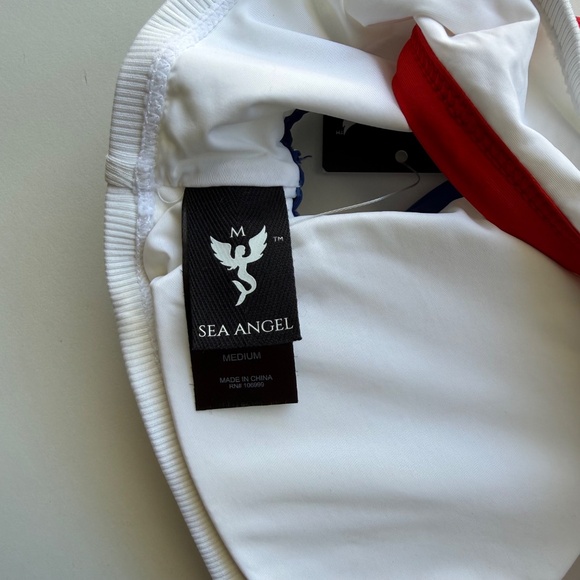 Sea Angel Womens Swim Set Red White Blue Fourth of July Bikini Swim Set Medium - Picture 11 of 15